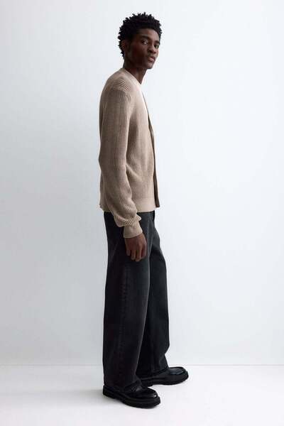 H&M Regular Fit Rib-knit cardigan