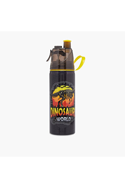 Juniors Dinosaur Stainless Steel Water Bottle with Water Mist Trigger – 500 ml