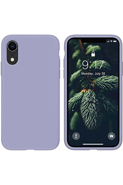 Casey Studios Husa Silicon iPhone XR, cu Microfibra, Slim, de Protectie, Marg...