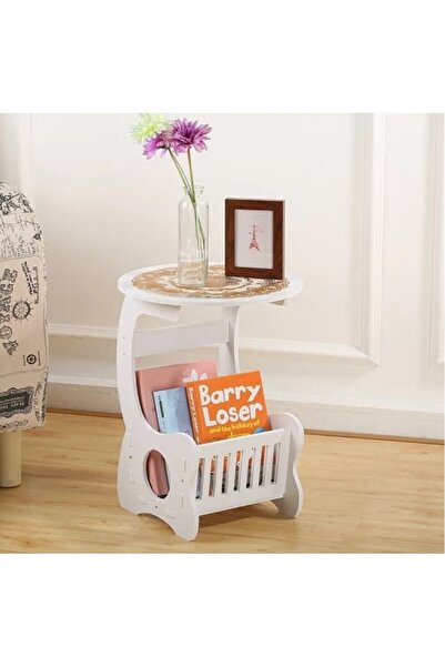 OEM Round coffee table with storage space, Coffee table, 26*46*36 cm