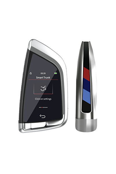 OEM Smart Key, LCD Touch Screen, 4 Buttons, Keyless GO, Keyless Entry, Bluetooth, Universal, Black