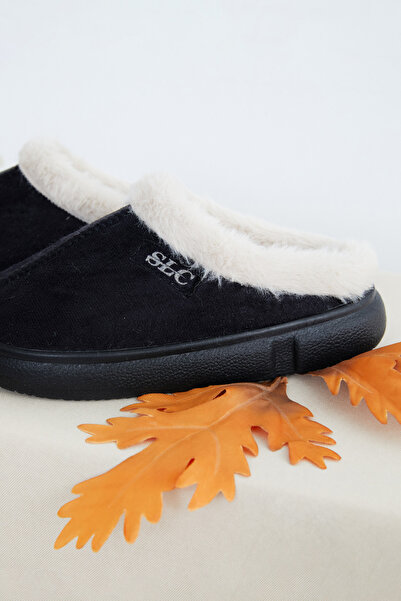 Fulla Moda Παντόφλες σπιτιού με γούνα στο εσωτερικό