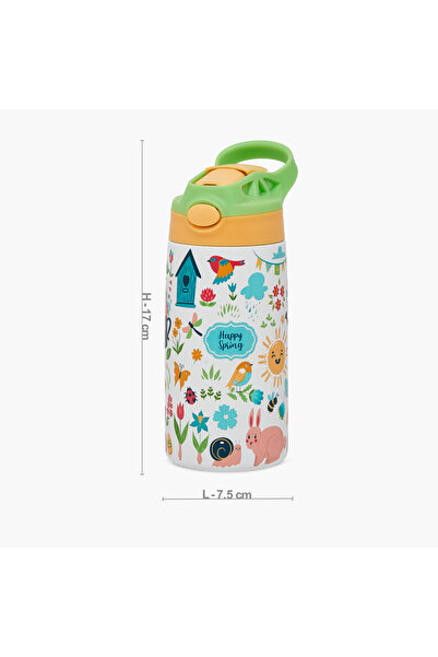 Juniors Printed Stainless Steel Water Bottle with BPA-Free – 350 ml
