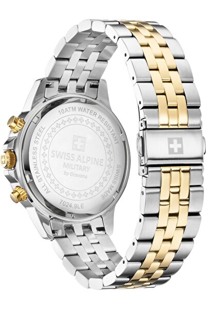 Swiss Alpine Military Mens Watch Swiss Military 7024.9144, Quartz, 44mm, 10ATM