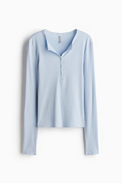 H&M Ribbed henley top