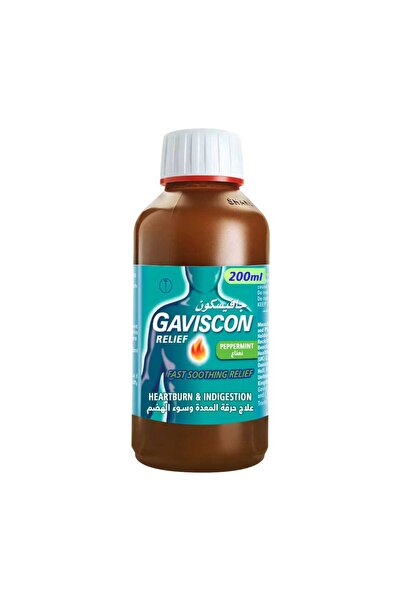 Gaviscon معلق بنكهة النعناع لعلاج عسر الهضم 200 مل