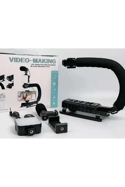 NO BRAND مجموعة تثبيت الكاميرا المحمولة على شكل حرف U AY-49