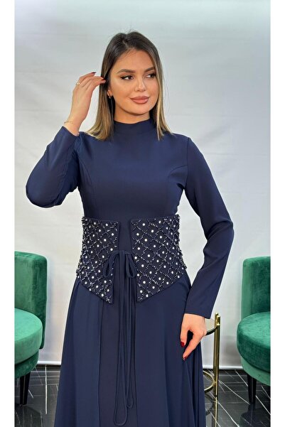 White Corner 3262 ELBİSE VE KEMER İKİLİ TAKIM