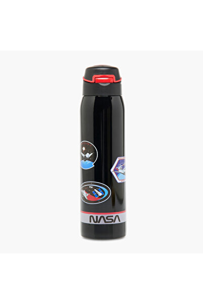 Nasa Printed Stainless Steel Vacuum Water Bottle - 500 ml