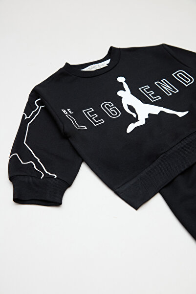 Fulla Moda Basketball Player Printed Boy's Tracksuit