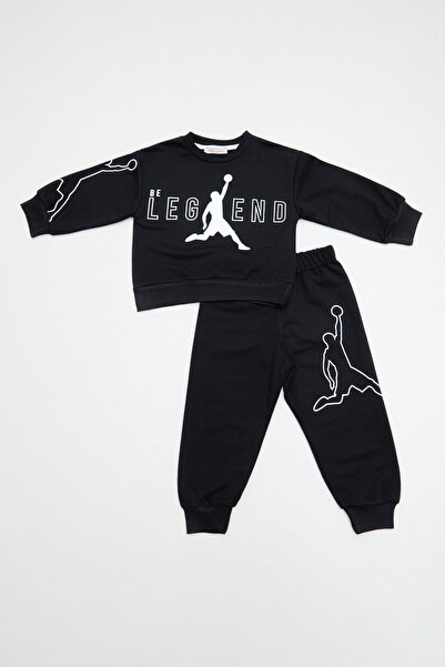 Fulla Moda Basketball Player Printed Boy's Tracksuit
