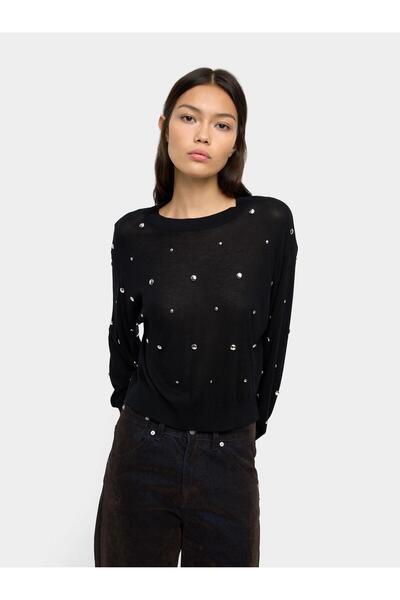 PARFOIS Zımba Detaylı Triko Kazak