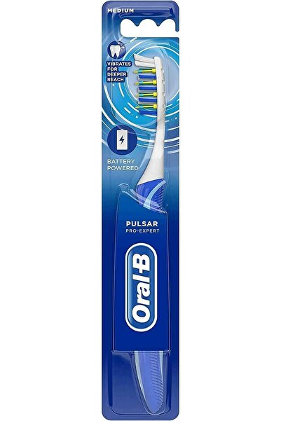 Oral-B Pulsar Pro-Expert Battery Manual Toothbrush - Orange