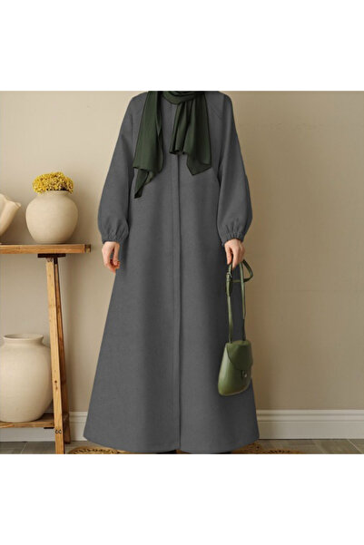 Berel Moda Imported Lined Cashmere Coat with Guaranteed No Pilling - Gray