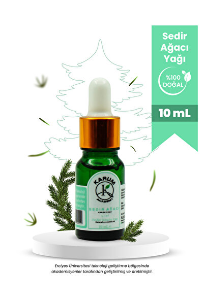 KARUM زيت شجرة الأرز العطري من أكاديمية العلاج بالروائح، 100% نقي وطبيعي مع ق...