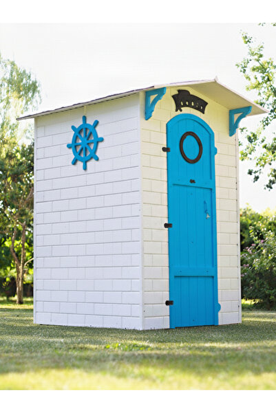 MANDU Ahşap Soyunma Kabini XL MAVİ