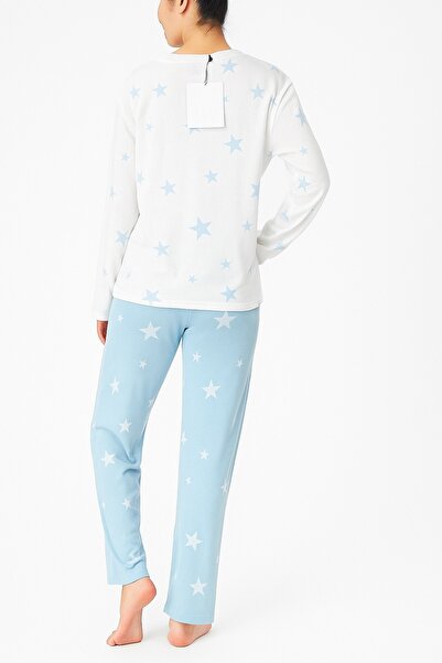 PİJAHOME Kadın Kışlık Pijama Takımı – Polar Kumaş, Şık Desen, Rahat Kesim