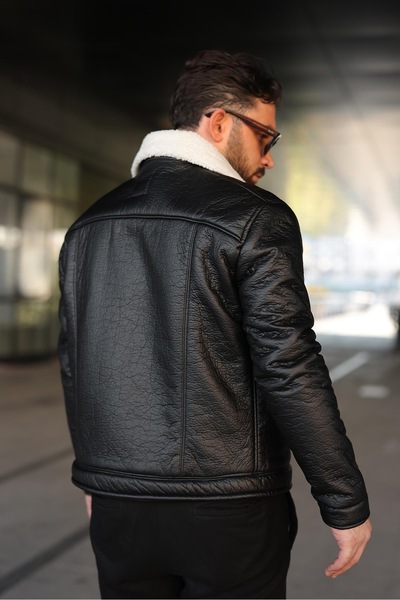 RHONES Men's Coat with Full Fur Inside