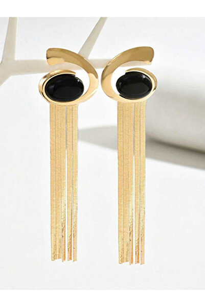 Take Two By Styli Swirl Shape Tassel Earrings
