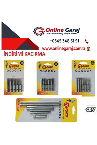 Rico 26 Parça Matkap Ucu Uzun Ve Kısa Torx Bits Uç Seti Takımı