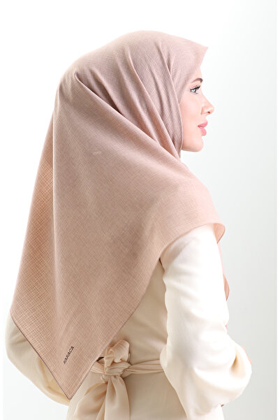 sefamerve Karaca Linen Scarf 82023-21 Light Salmon