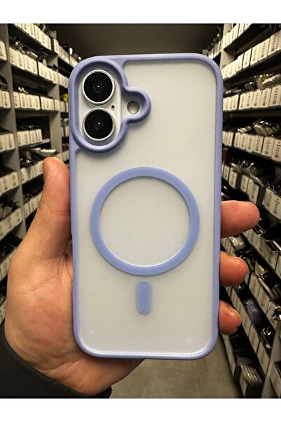 Fibaks iPhone 17 Kılıf Kamera Çıkıntılı Magsafe Şarj Destekli Yumuşak Kenarlı Mat Kapak