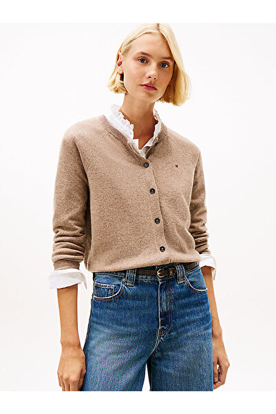 Tommy Hilfiger Crew Neck Cardigan With Cashmere