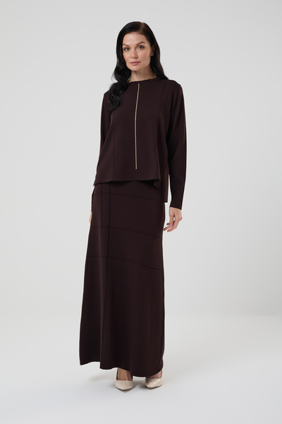 Genel Markalar Sim Şerit Detaylı Triko Bluz