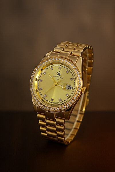 G Sport POLO Rolex Model Taşlı Unısex Erkek Kol Saati