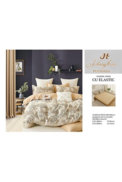 Inovius Κλινοσκεπάσματα με ελαστικό 6 τεμάχια Luxury Johnny Home Pucioasa DSI...