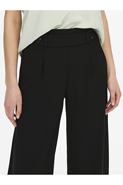 ONLY Women's Black Jdygeggo Life New Long Pant Jrs Noos Trousers 15208430-Black
