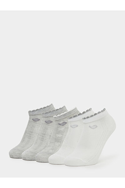 Styli Pack of 5 - Girls Assorted Ribbed Socks