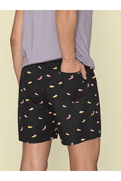 XYXX By Styli Printed Cotton Boxer Shorts with Elasticated Waistband