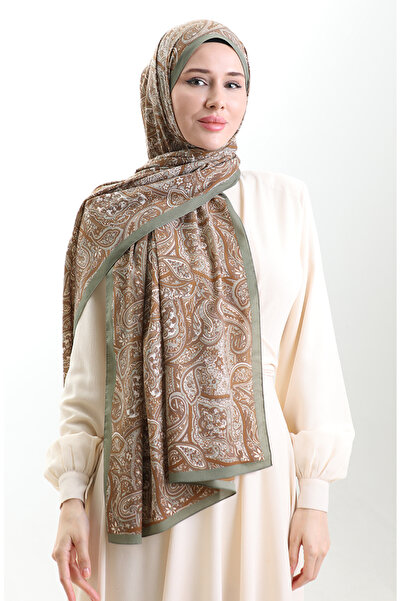 sefamerve Karaca Patterned Mio Shawl 82011-04 Green