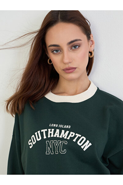 Styli Oversized Longline Sweatshirt and Wide Leg Joggers Co-Ords