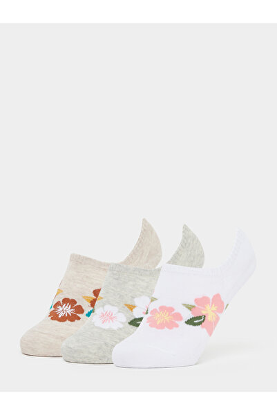 Styli Pack of 3 - Floral Print Socks