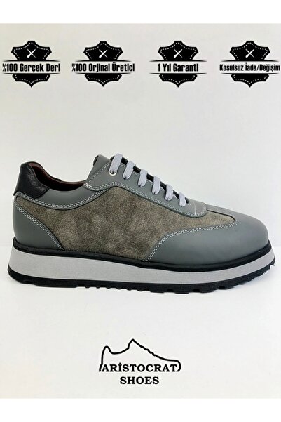 AristocratShoes Genuine Original Leather Lace-Up Casual Shoes Eva Sole