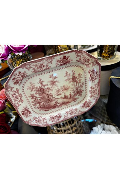 hediye Esterhomedecor Porcelain Serving Plate 32*27cm