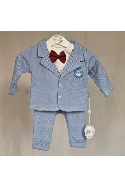 Victorino Compleu elegant cu papion – ursulet (3 piese)