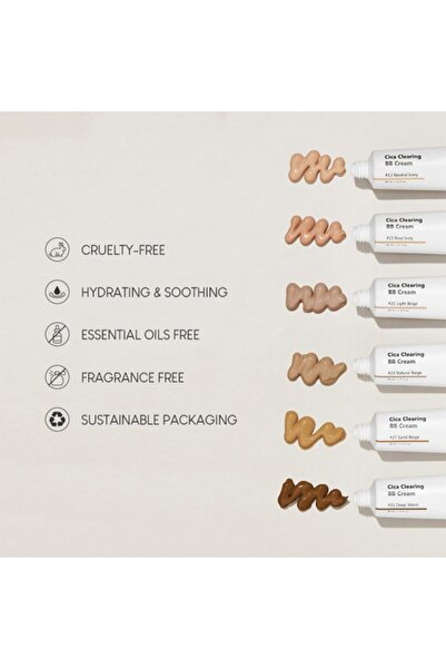 PURITO SEOUL PURITO Cica Clearing Tinted Face Cream BB Cream 13 Neutral Ivory 30 ml