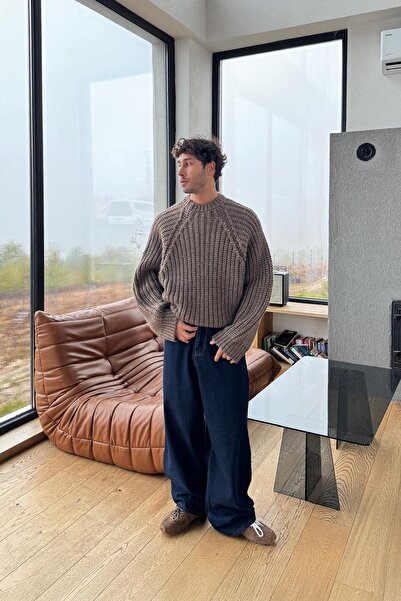 Flaw Wear Плетен пуловер с печат на гърба