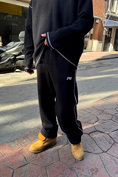 Flaw Wear Pm Embroidered Piped Sweatpants