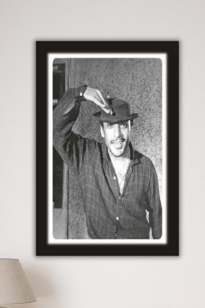 DURUSA Yeşilçam, Turist Ömer, Sadri ALIŞIK Ρετρό Πίνακας MDF, 30x20 εκ. 3mm M...