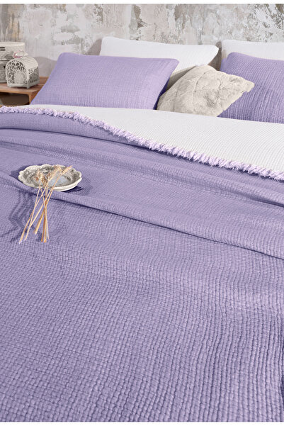 destinyhometex 6 Layer Multi Muslin Double Size 220X240 Quilt/2 Pieces 50X70Cm Pillowcases