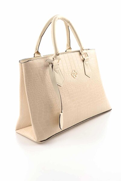 KOÇAK ÇANTA Women's Stylish Crocodile Pattern Strap Hand and Shoulder Bag