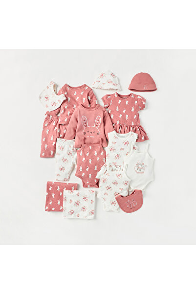 Juniors Bunny Print A-line Dress - Set of 2