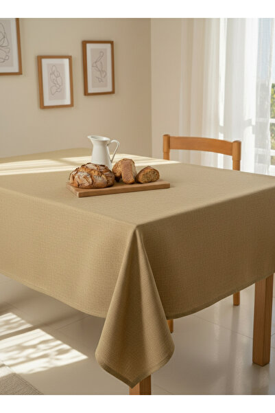 Markaev Natural Textured Cotton Tablecloth Msaort0024