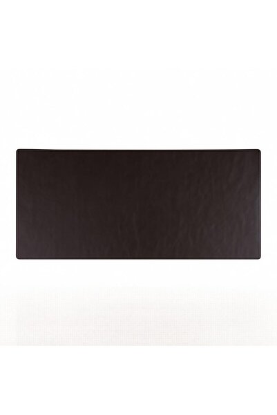 BloominBag Still & Silent – Charcoal Real Leather Desk Mat MacBook Pad