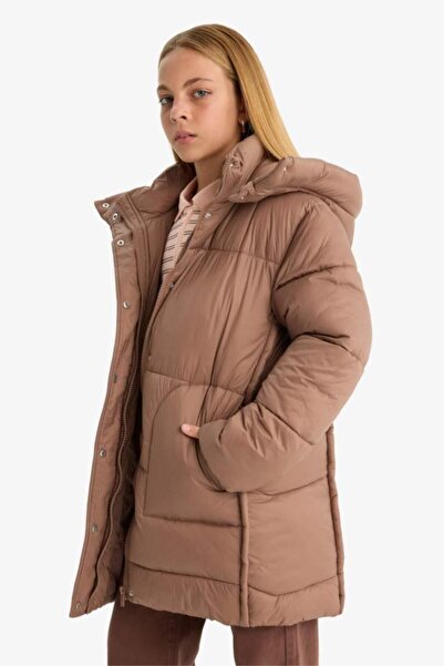 DeFacto Girl's Waterproof Hooded Parka (25 Au)