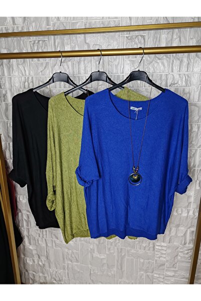 MADE İN ITALY İtalyan Kadın Kolyeli Bluz